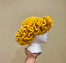 Load image into Gallery viewer, Ruffle Hat (Mustard Yellow)