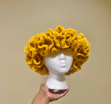 Load image into Gallery viewer, Ruffle Hat (Mustard Yellow)