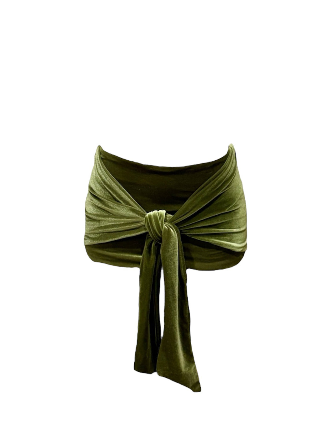 Wrap Me Up Velvet Skirt